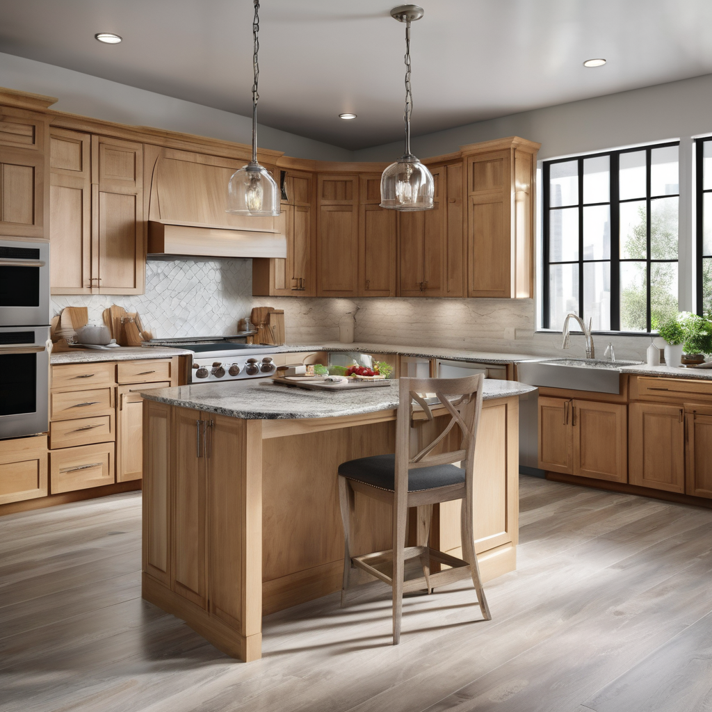 Professional kitchen remodeling with modern appliances and custom cabinetry